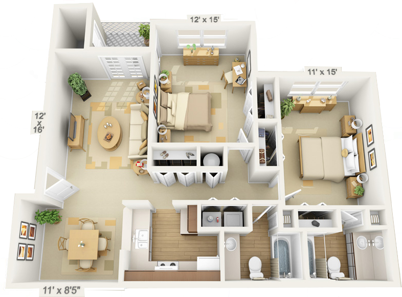 1100 Oakbridge Pkwy 1-3 Beds Apartment for Rent - Photo Gallery 29